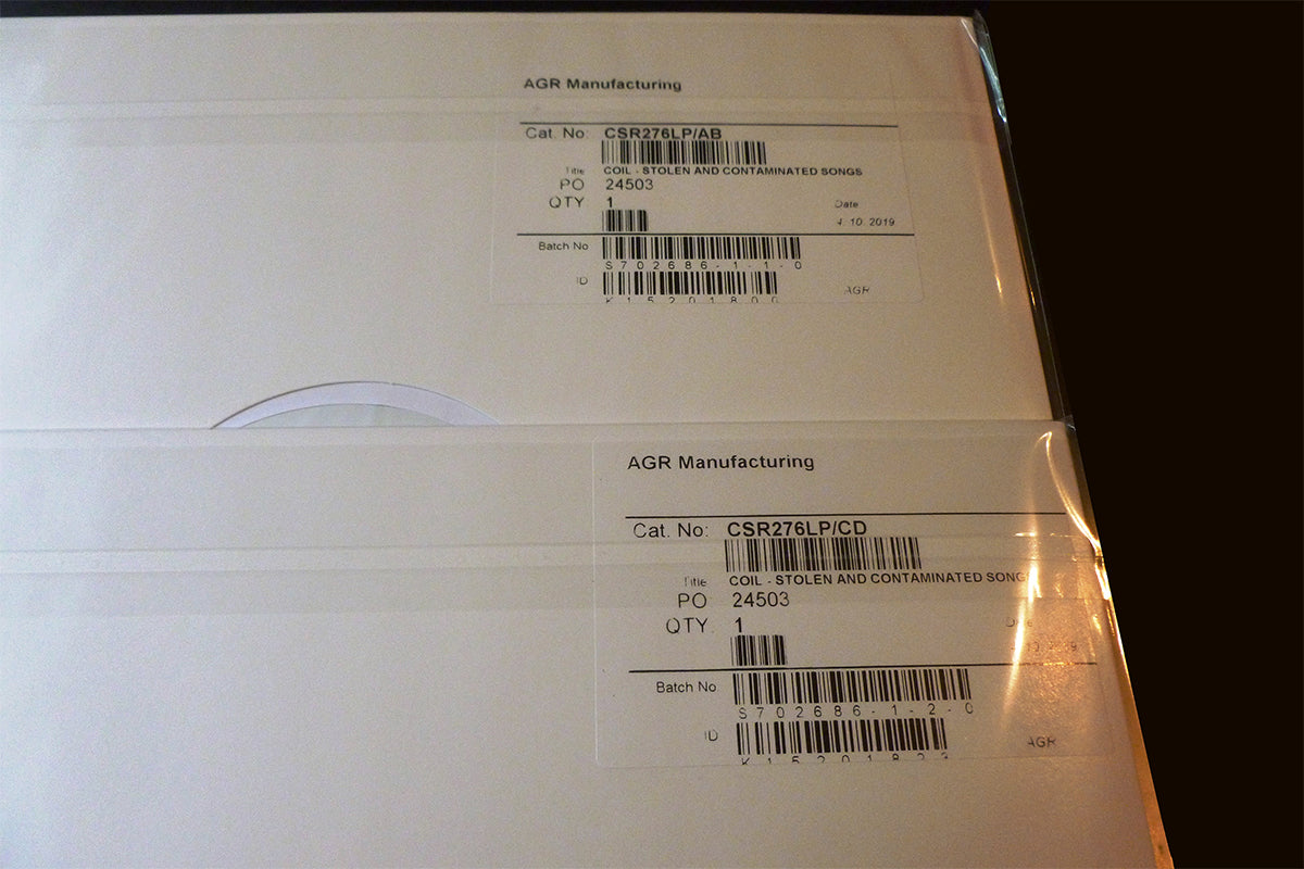 COIL: Stolen and contaminated- Double album -Coloured versions and Test Pressings